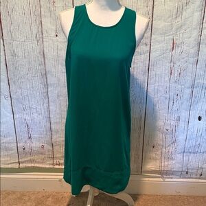 Leith Emerald Green Sleeveless Shift Dress